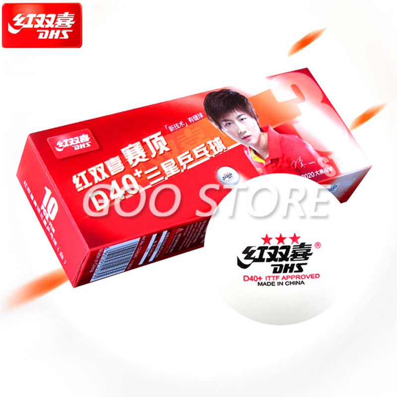 Table Tennis Video Game - Dhs 3-Sterne d40 + Tischtennis bälle