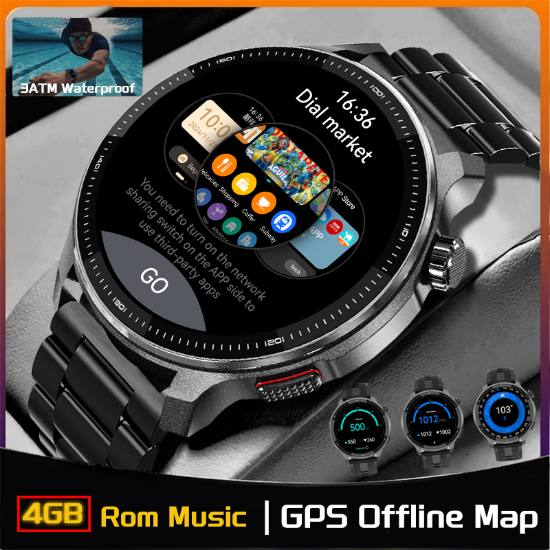 Table Tennis World - NEUE 4G-Speicher GPS Offline-Kartenposition Smartwatch Integrierte