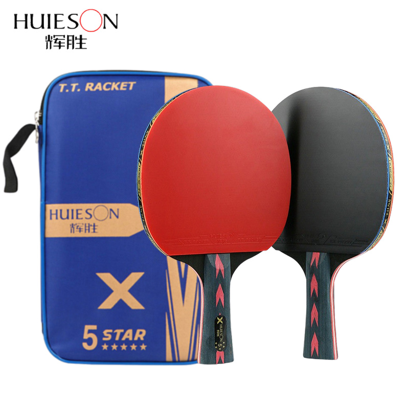 Table Tennis Eleven - Huieson 2-teiliges Tischtennisschläger-Set, 5/6 Sterne, Offensiv-Tischtennisschläger