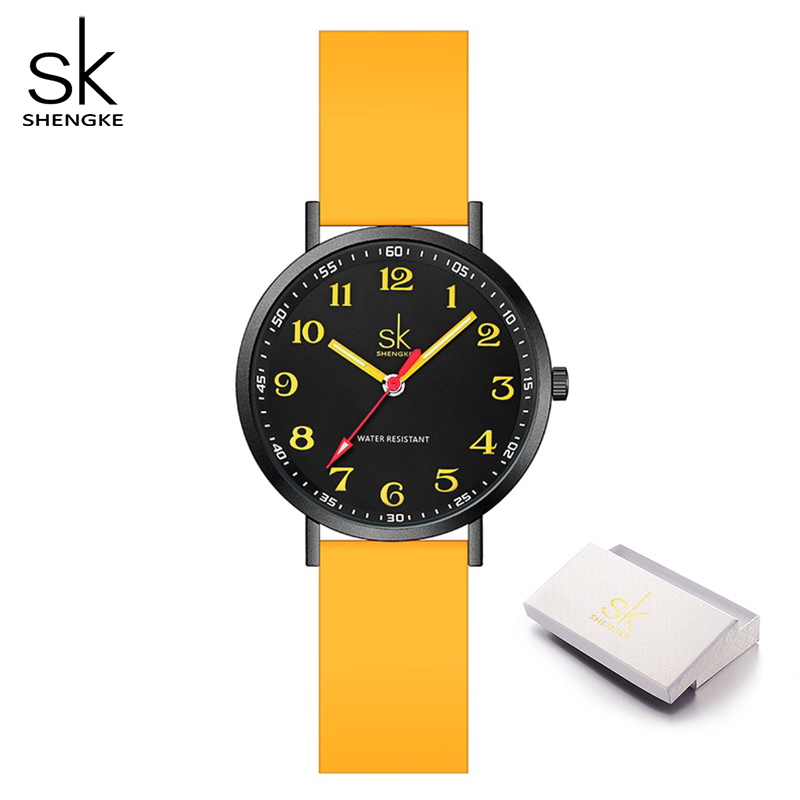 Edge Tape Roll - SHENGKE Frauen Mode Silikon Armband Uhren