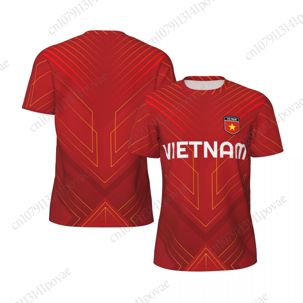 Table Tennis Vietnam - VIETNAM-Flaggen-T-Shirts für Herren und Damen, Netzbekleidung,