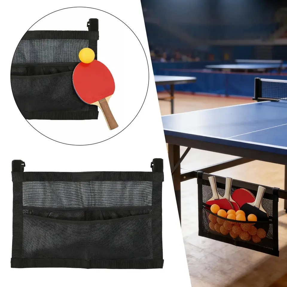 Table Tennis Hong Kong - Neuer Netz-Tischtennisballhalter mit großem Fassungsvermögen, Organizer