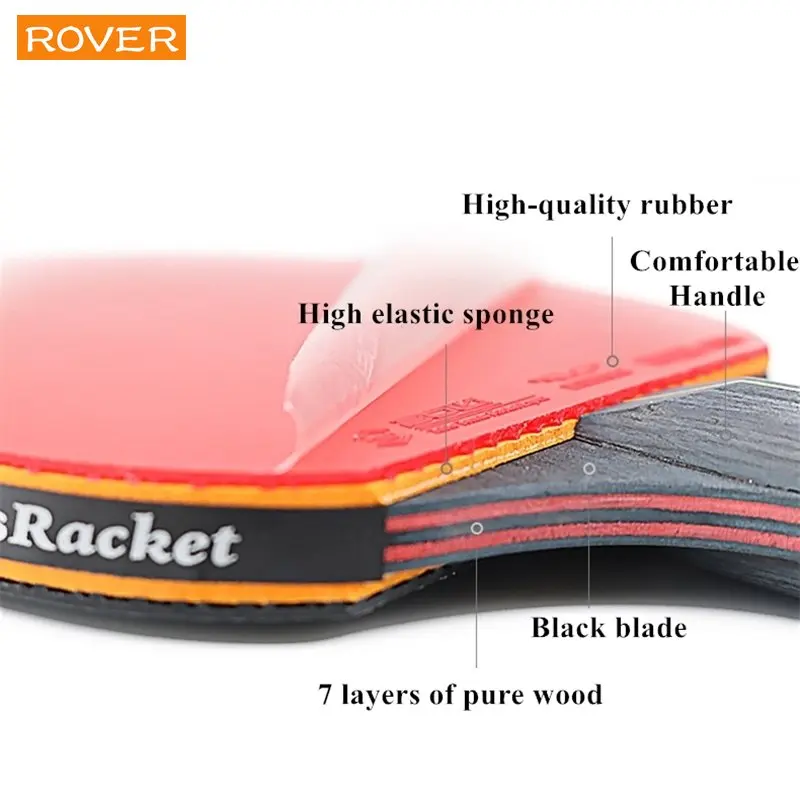 5/6 Stern Tischtennisschläger, – Table Tennis Hong Kong Bewertung und Preis