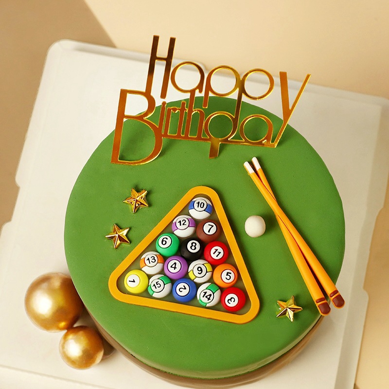 Billard Ball Kuchen Dekoration – Table Tennis Hong Kong Bewertung und Preis