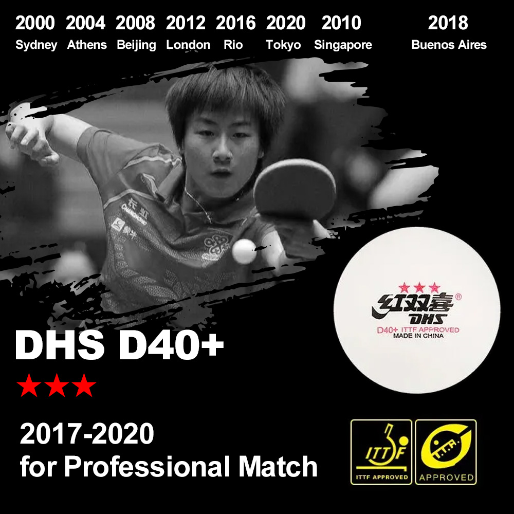 DHS D40+ DJ40+ Ping-Pong-Bälle – Table Tennis Video Game Bewertung und Preis